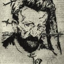 Ein Portrait von Erich Mühsam