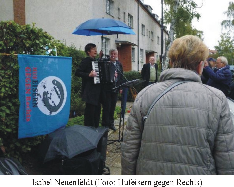 Isabel Neuenfeldt (Foto: Hufeisern gegen Rechts)